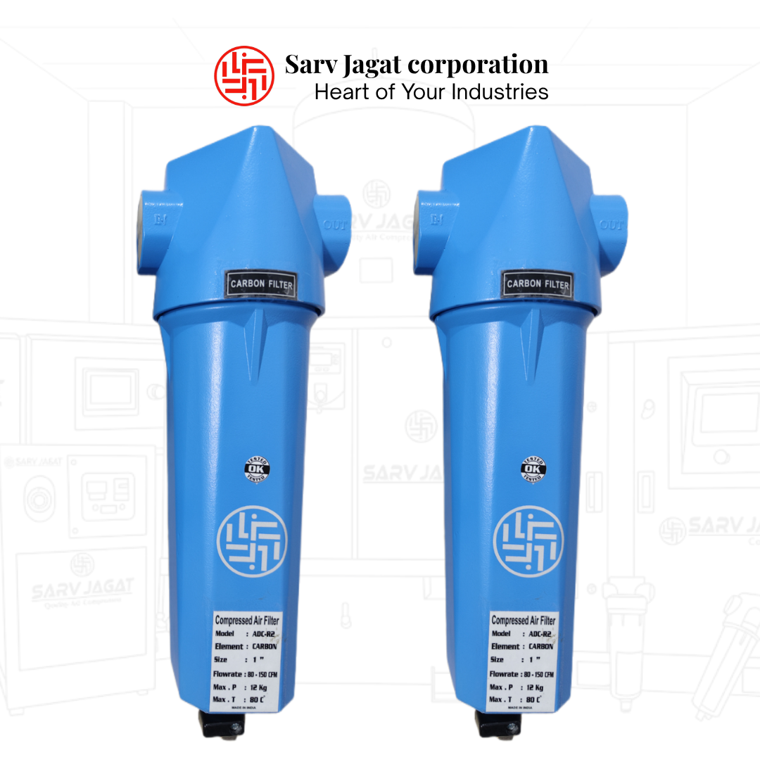 SJ FL150 Carbon Filter | 80–150 CFM | 12 Bar | Food & Agriculture Industry