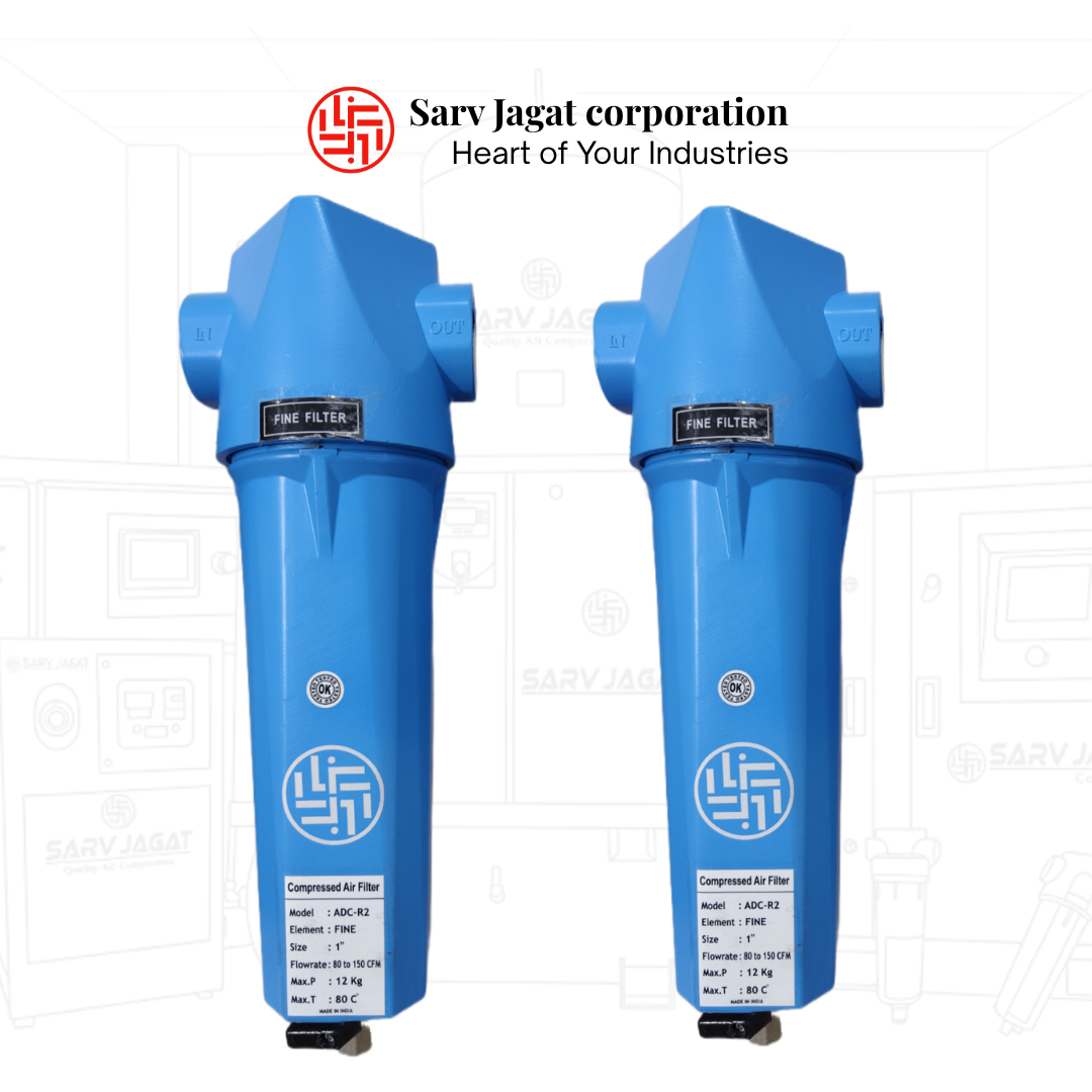 SJ FL150 Fine-Micro Filter | 80–150 CFM | 12 Bar | Industrial Air Filtration