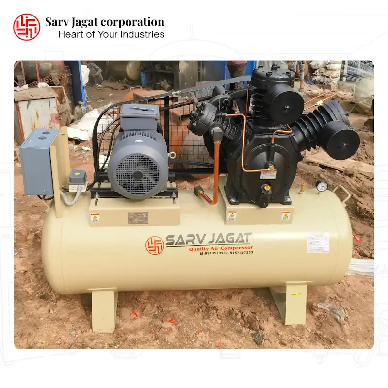 Multi-Stage Reciprocating Compressor for Boiler Plant